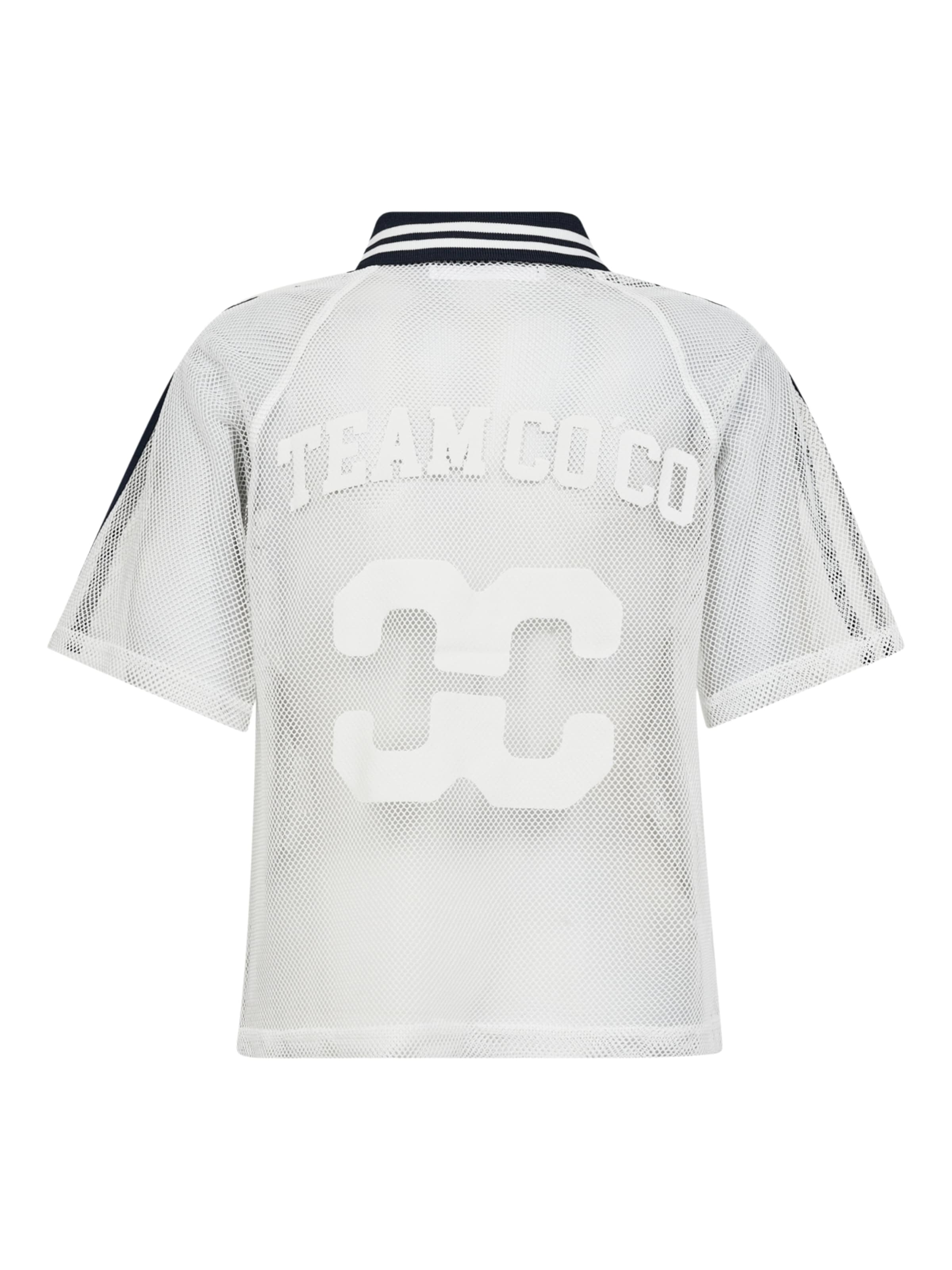 Maglietta di co'couture in bianco