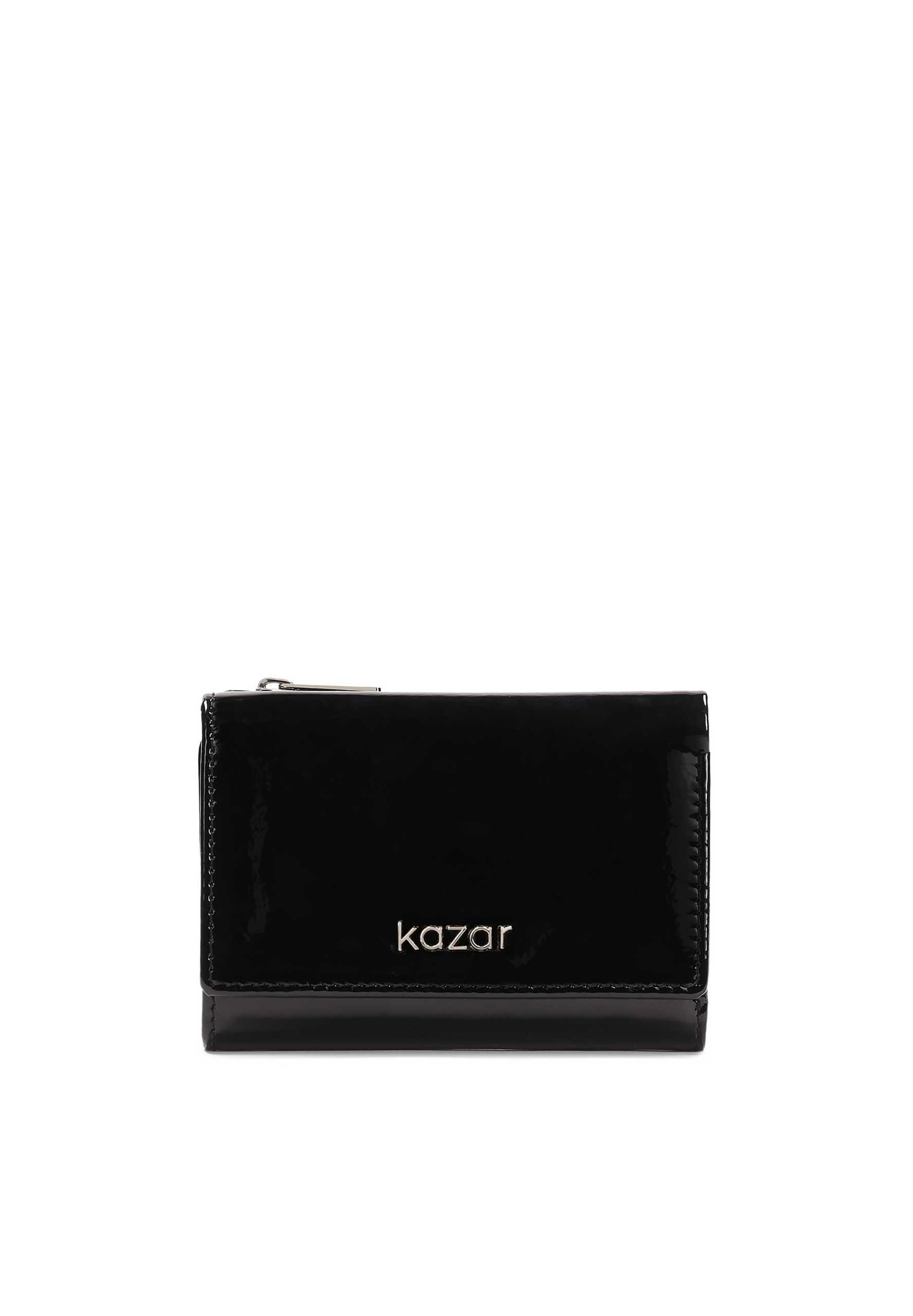 Kazar Wallet in Black: front