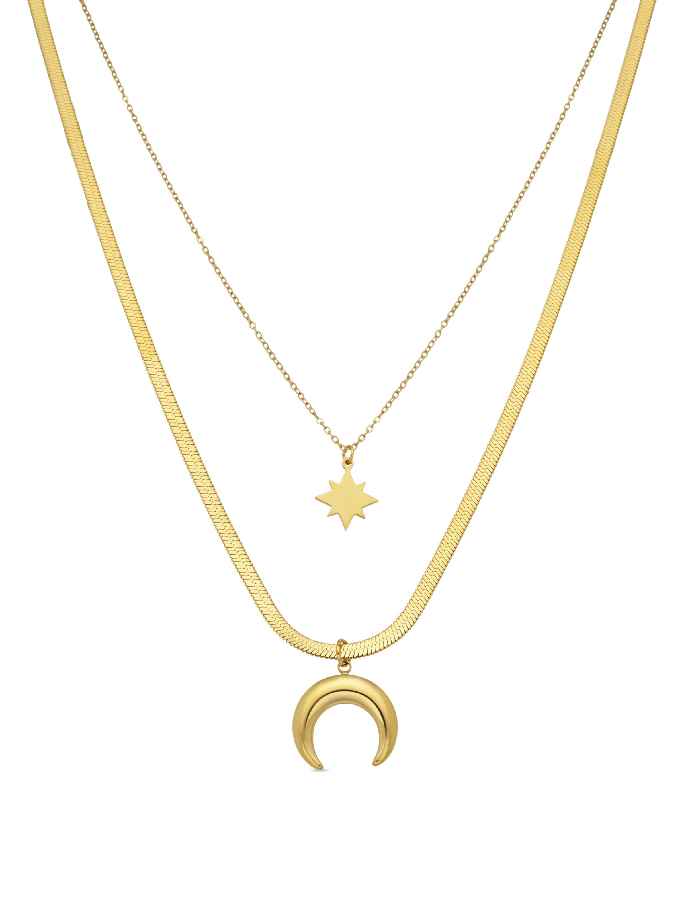 Luxenter - Cadena 'Fada' en oro: frente