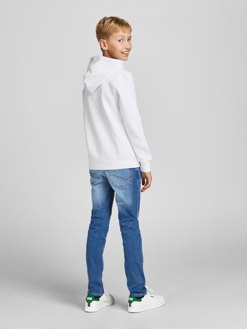 Jack & Jones Junior Rovný strih Mikina - biela