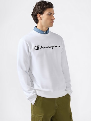 Sweat-shirt Champion Authentic Athletic Apparel en blanc : devant