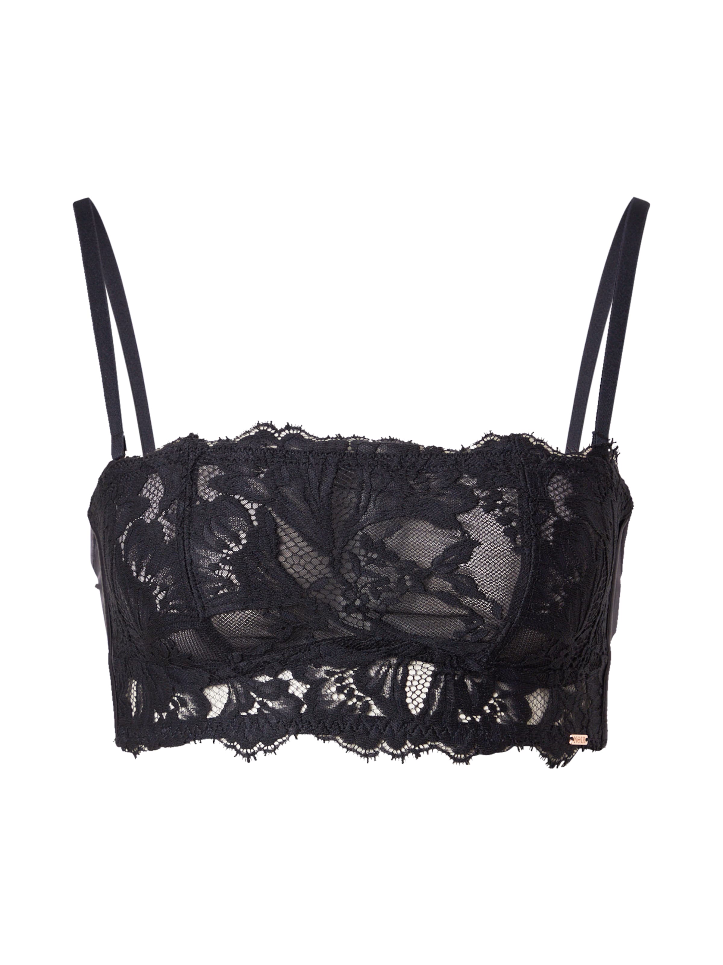 Hunkemöller Bez ramienok Podprsenka 'Grace' - Čierna: predná strana