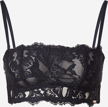 Hunkemöller Bandeau Rintaliivi 'Grace' värissä musta: etupuoli