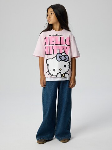 NAME IT Shirt 'NKFAdina Hello Kitty' in Pink