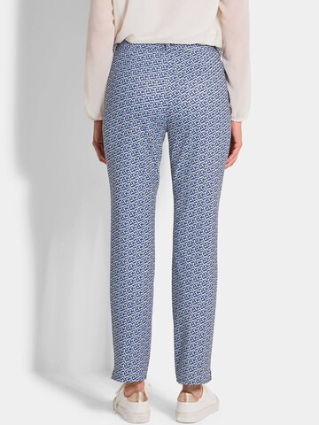 Coupe slim Pantalon 'Louisa' Goldner en bleu