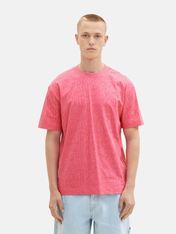 rozā TOM TAILOR DENIM T-Krekls: no priekšpuses