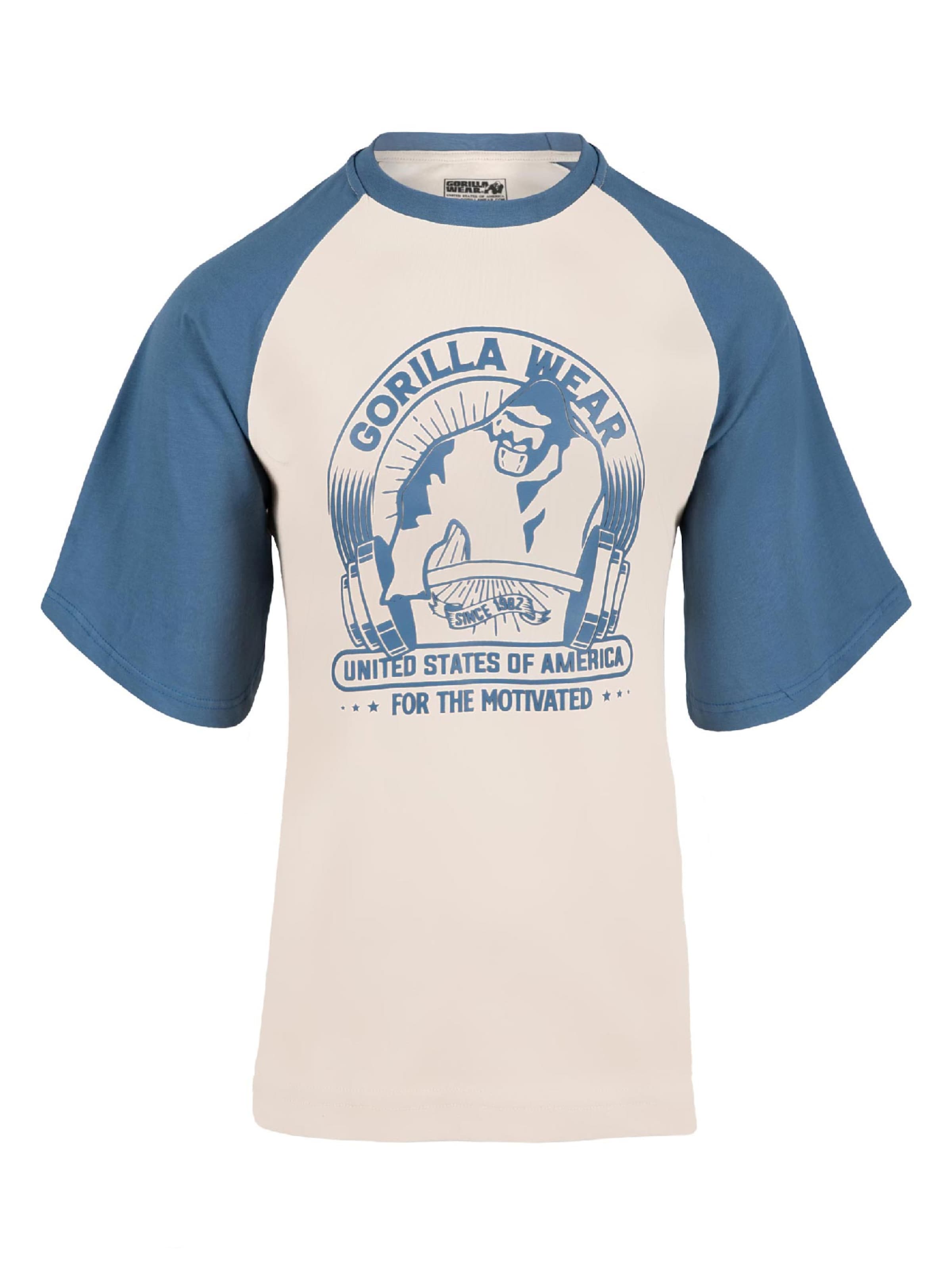 T-Shirt 'Logan' Gorilla Wear en beige : devant