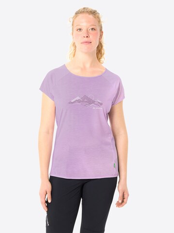 VAUDE Performance shirt 'W Tekoa T-Shirt II' in Purple: front