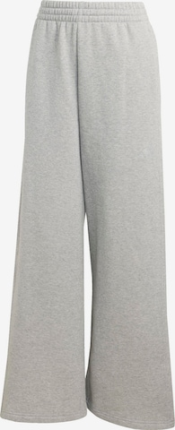 pilka ADIDAS SPORTSWEAR Plačios klešnės Sportinės kelnės 'ALL SZN': priekis