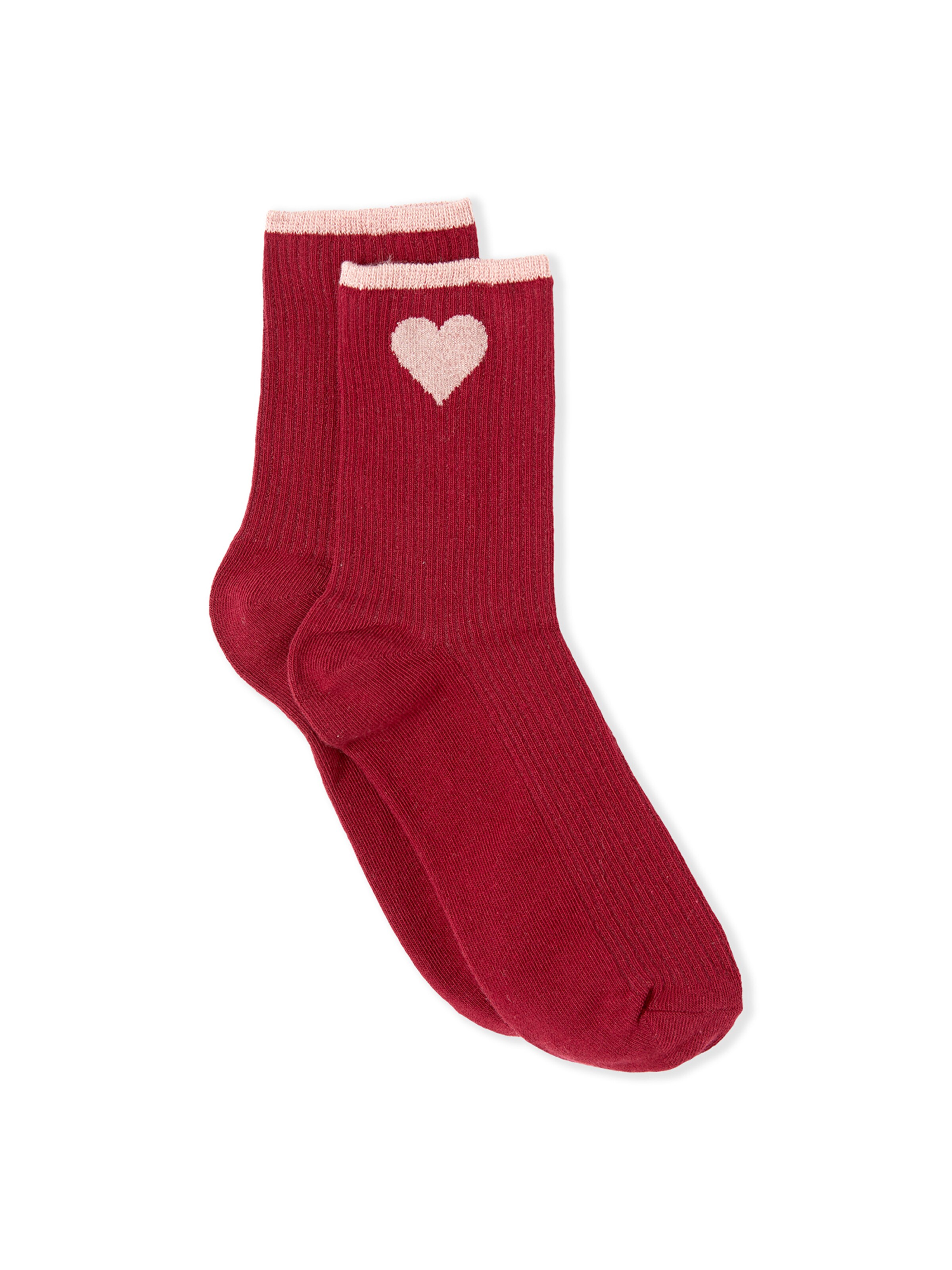 ETAM Socks in Red: front