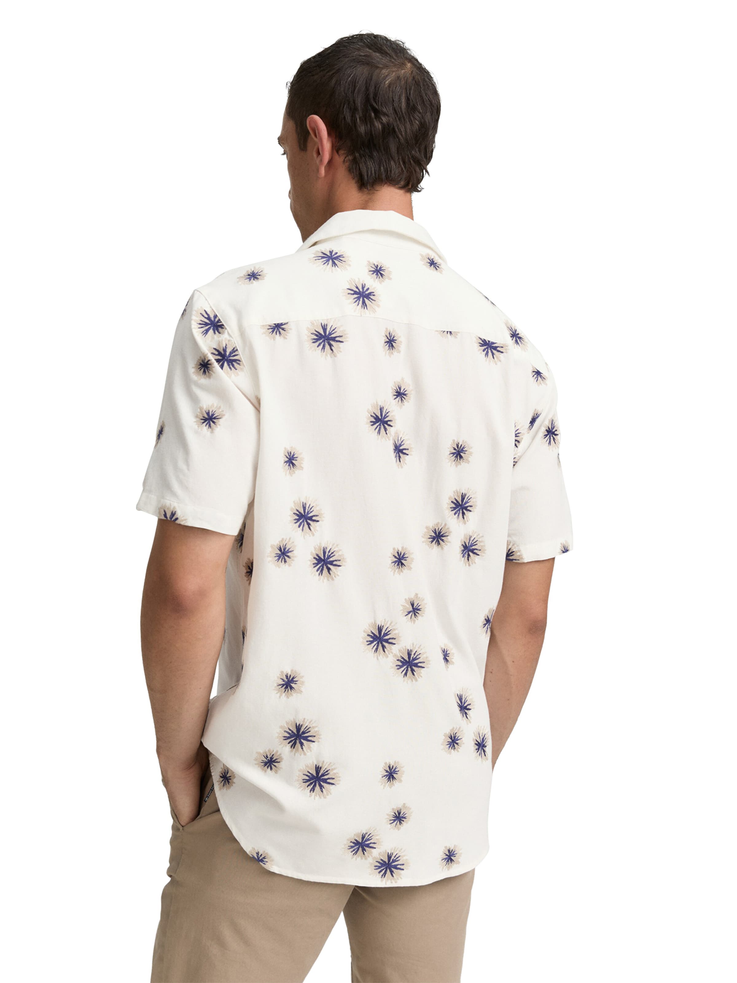 TOM TAILOR Regular fit Button Up Shirt in White