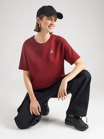 Jordan T-shirt 'ESSEN CORE 23' i röd: framsida