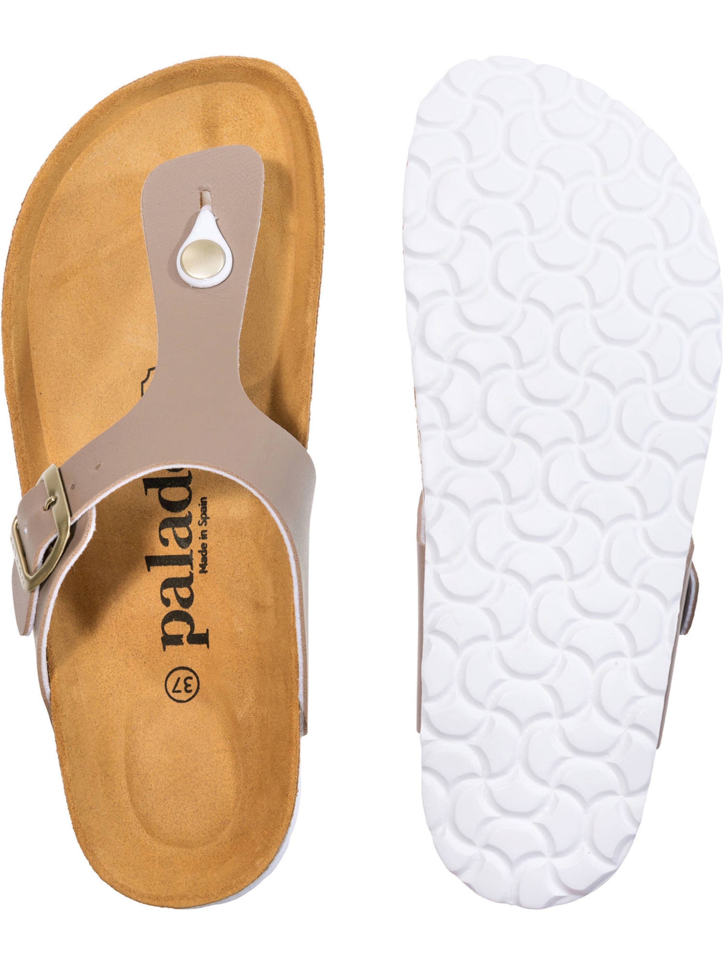 Palado T-bar sandals 'Kos' in Beige