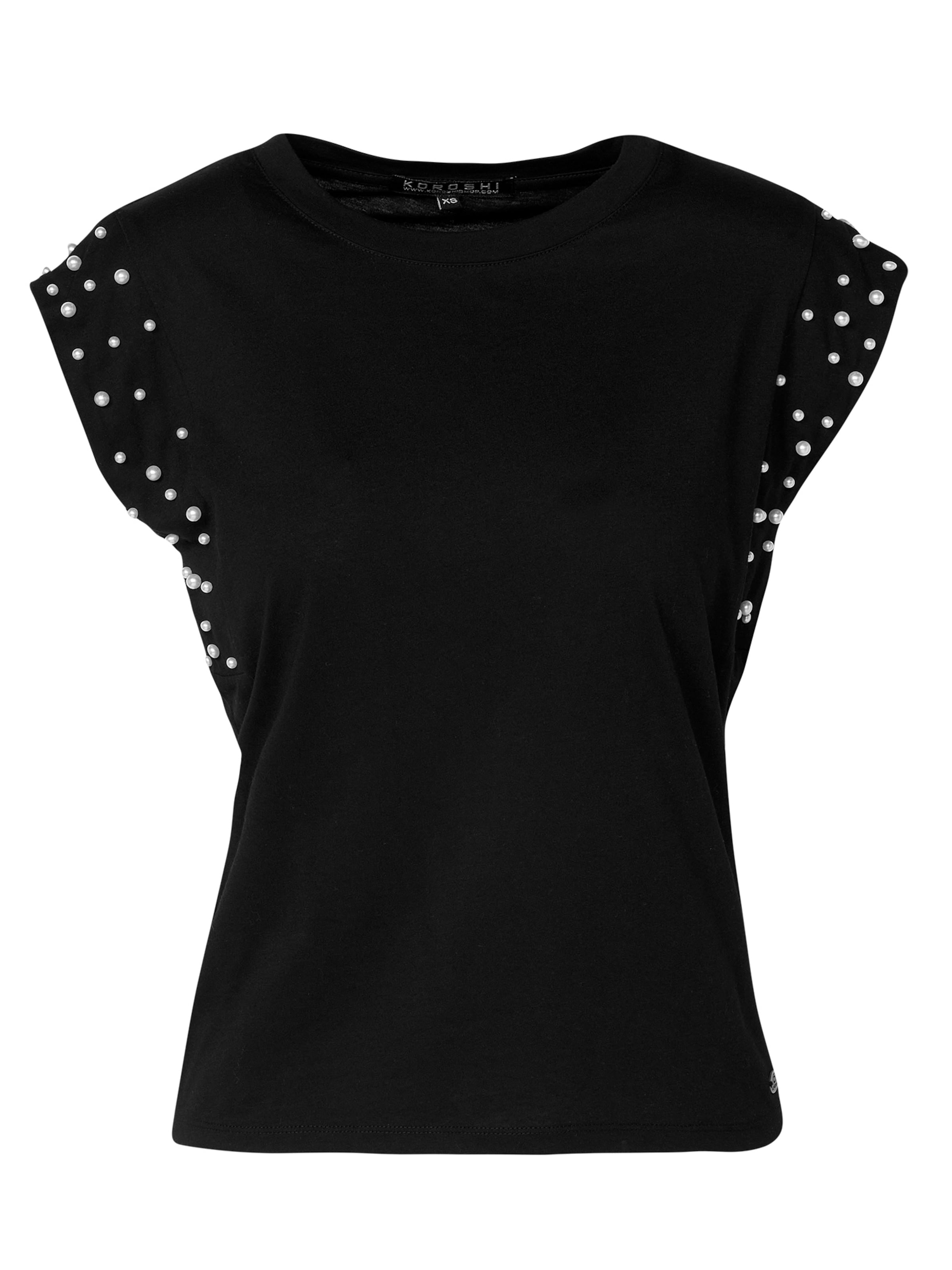 KOROSHI Tričko - Čierna: predná strana