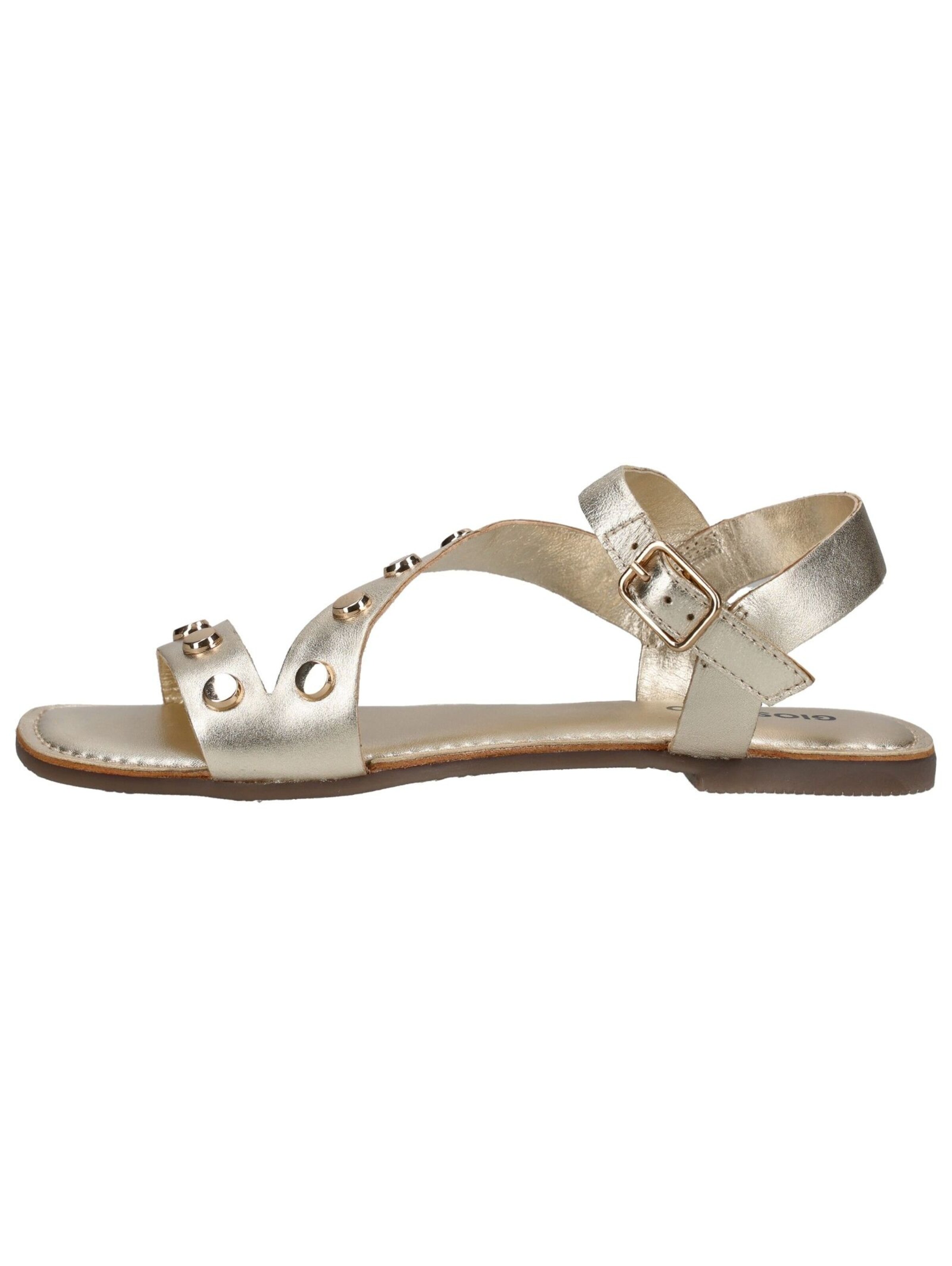 GIOSEPPO Strap sandal in Gold