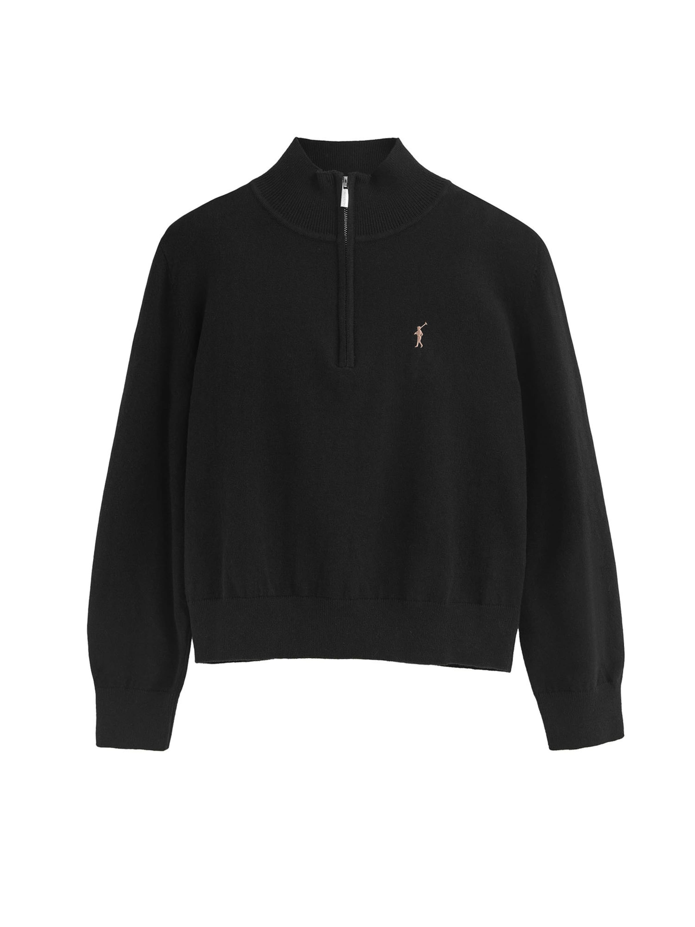 Polo Club Pullover in Schwarz: Vorderseite