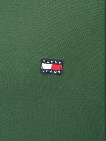 Bluză de molton de la Tommy Jeans Plus pe verde