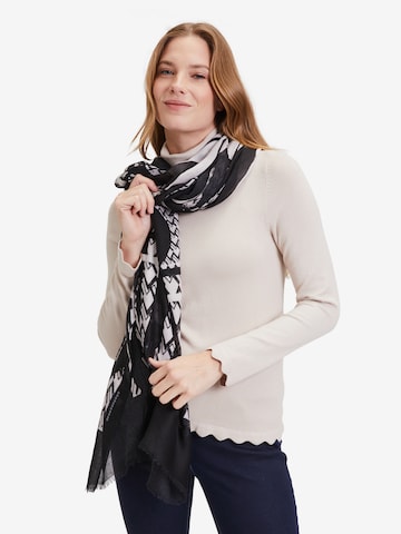 Betty Barclay Scarf in Black: front