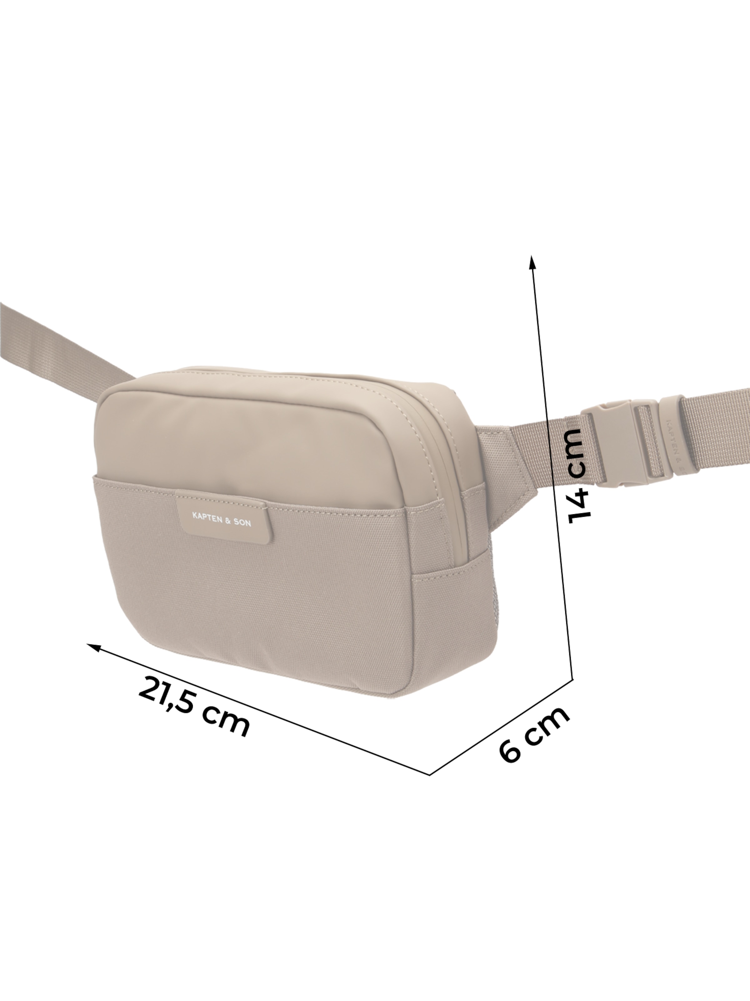 Kapten & Son - Riñonera 'Bergen Pro' en marrón