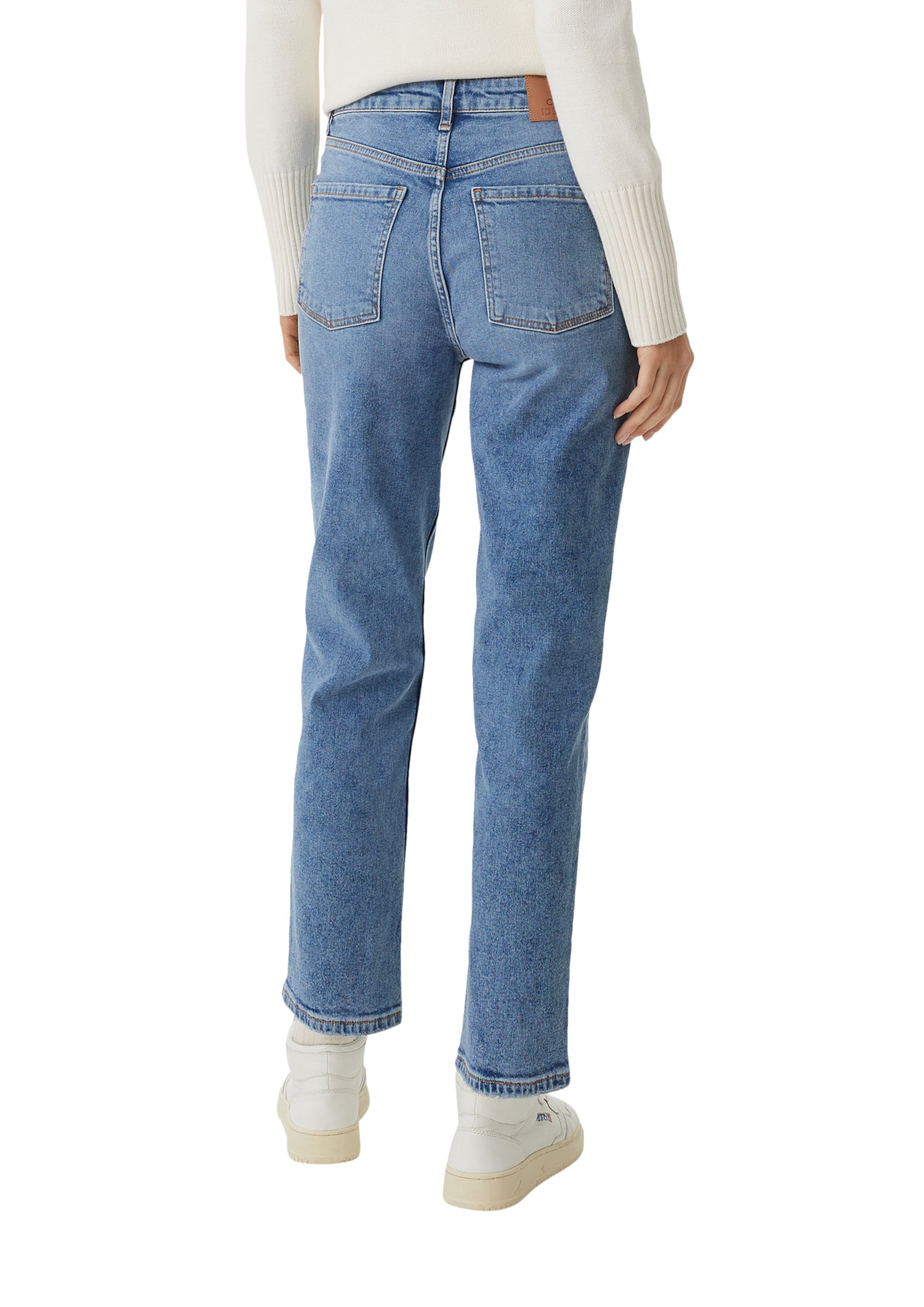 COMMA Slimfit Jeans-Hose in Blau
