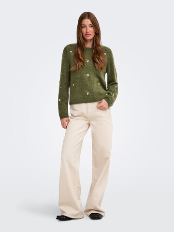 ONLY Pullover 'SHINE' in Grün