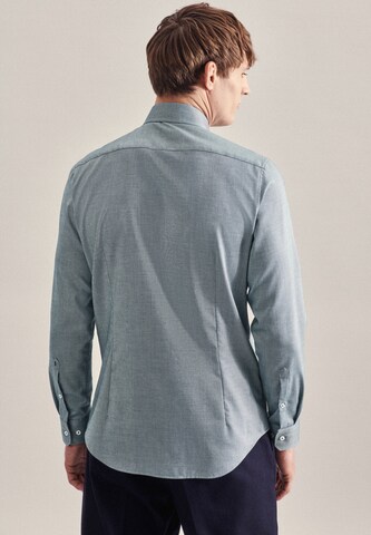 SEIDENSTICKER Slim Fit Hemd in Blau