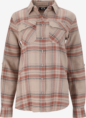 Whistler Regular fit Multifunctionele blouse 'Jamba' in Beige: voorkant
