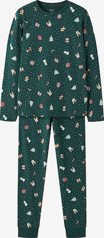 Pigiama 'NKNVISMAS' di NAME IT in verde: frontale