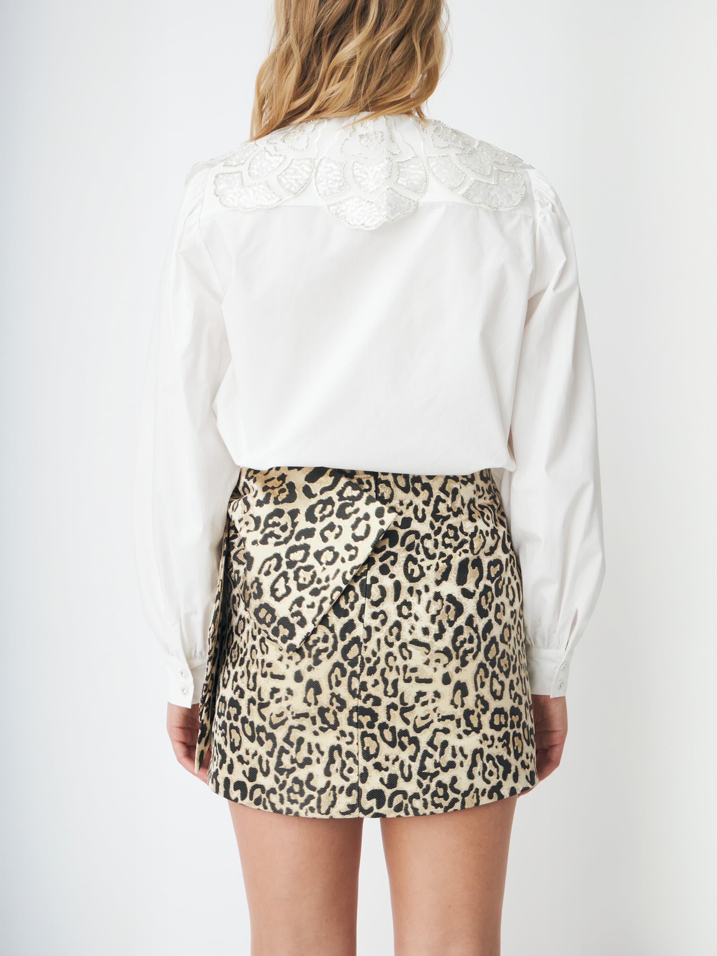 Crās - Camisa ' Desandracras ' em branco: atrás