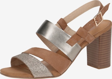 CAPRICE Sandals in Brown: front