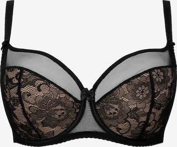 Azal Bra 'Anita' in Black: front