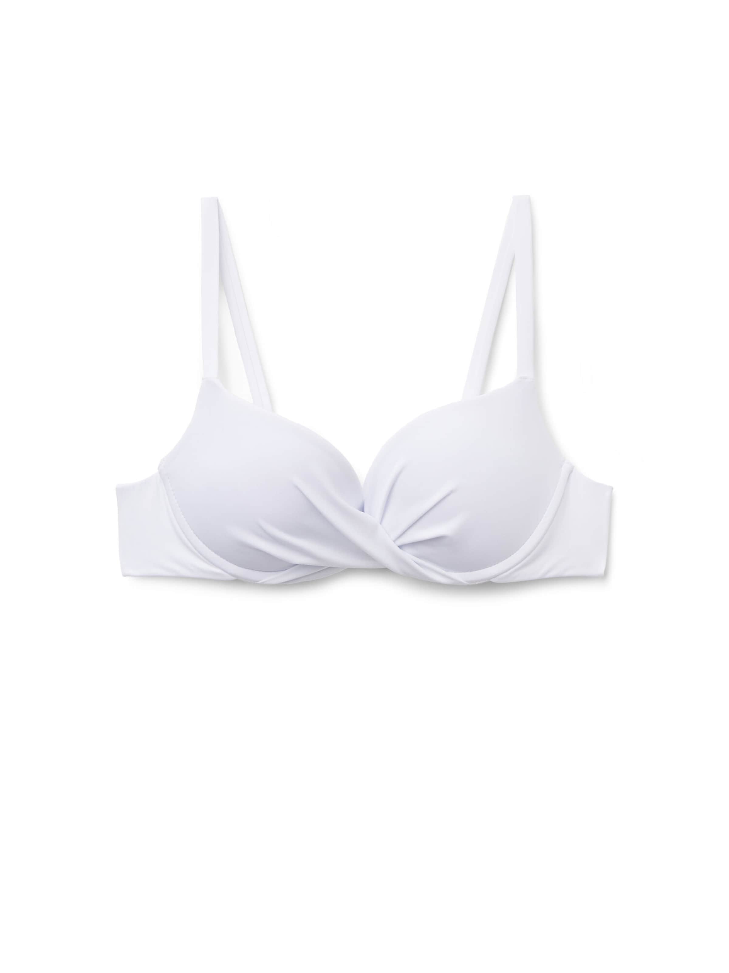 CALZEDONIA Push-up Bikinitop in Weiß: Vorderseite