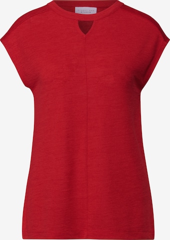 Street One Studio Shirt in Red: front