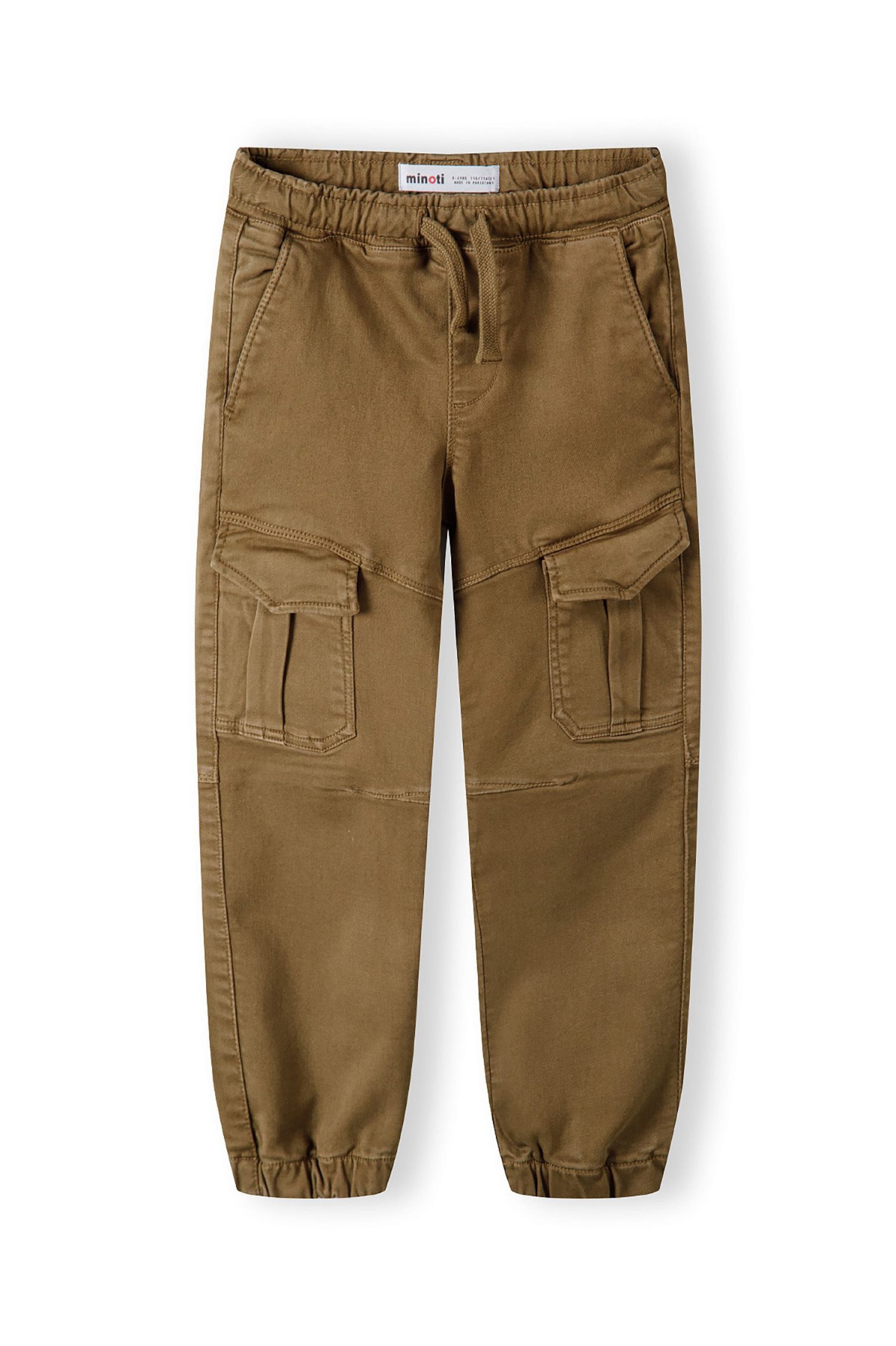 MINOTI Zúžený strih Nohavice - Hnedá: predná strana