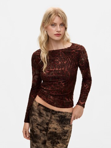 Desigual Футболка в Коричневый: спереди