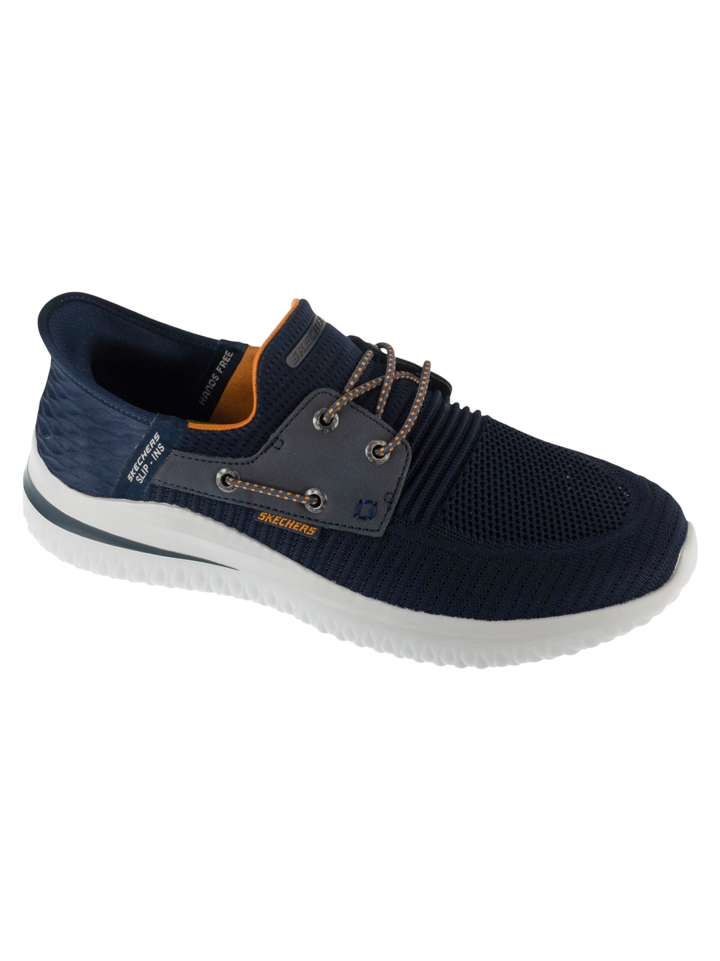 SKECHERS Slip-ons 'Skechers Slip-Ins: Delson 3.0 - Roth' in Blauw: voorkant