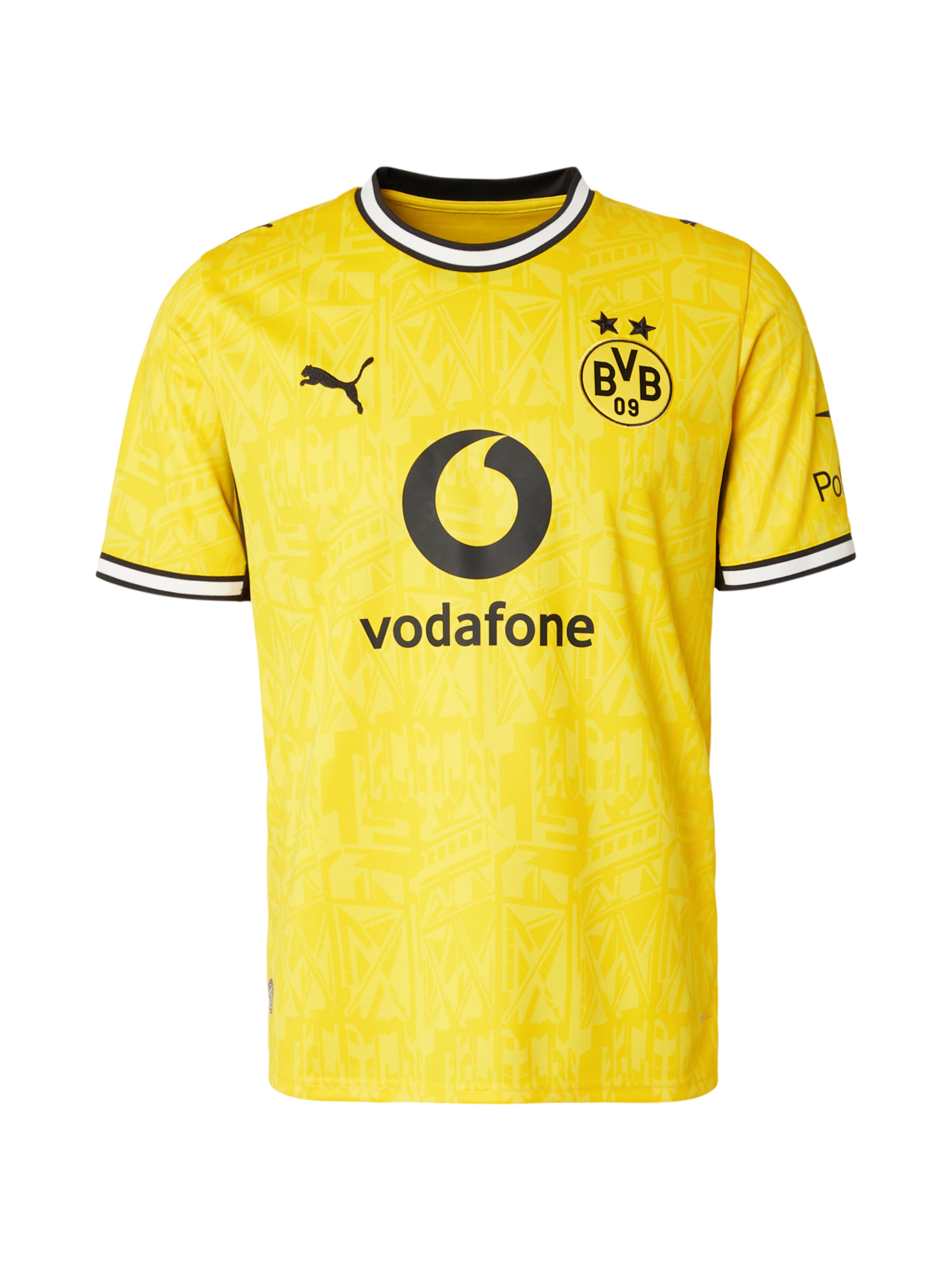 PUMA Αθλητική φανέλα 'Borussia Dortmund BVB' σε κίτρινο: μπροστά