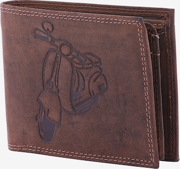 Sergio Valentini Portemonnee in Bruin: voorkant