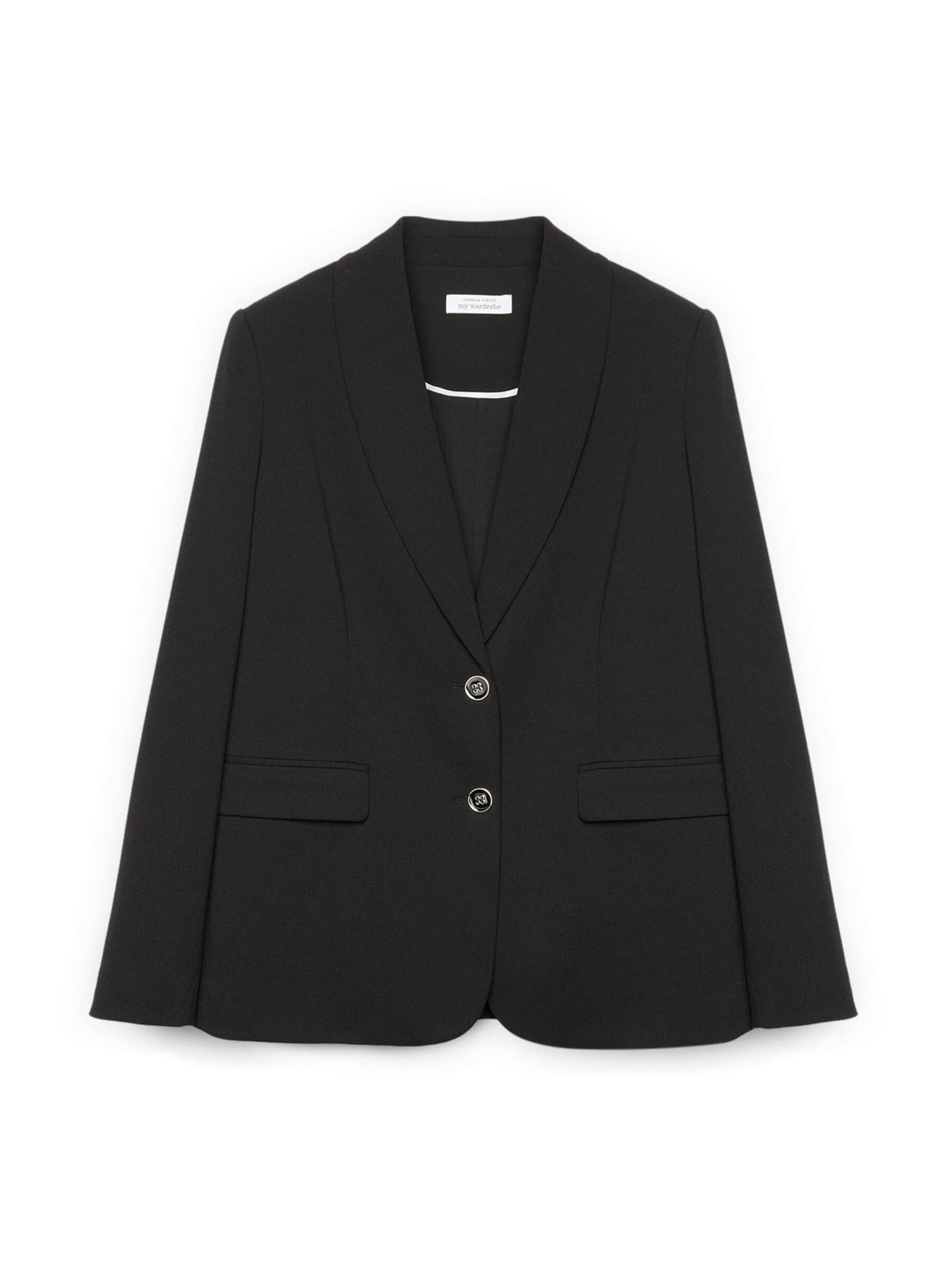 Blazer Fiorella Rubino en noir : devant