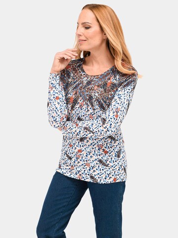 Goldner Pullover in Mischfarben: Vorderseite