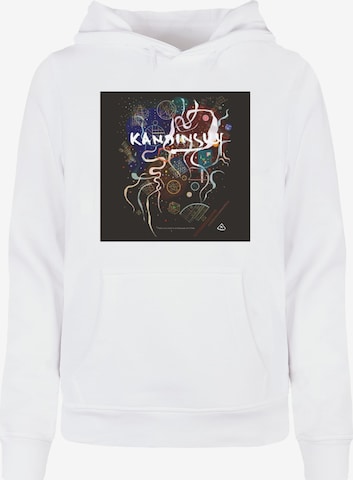 Merchcode Sweatshirt 'APOH - Kandinsky Art Is Free' in Weiß: predná strana