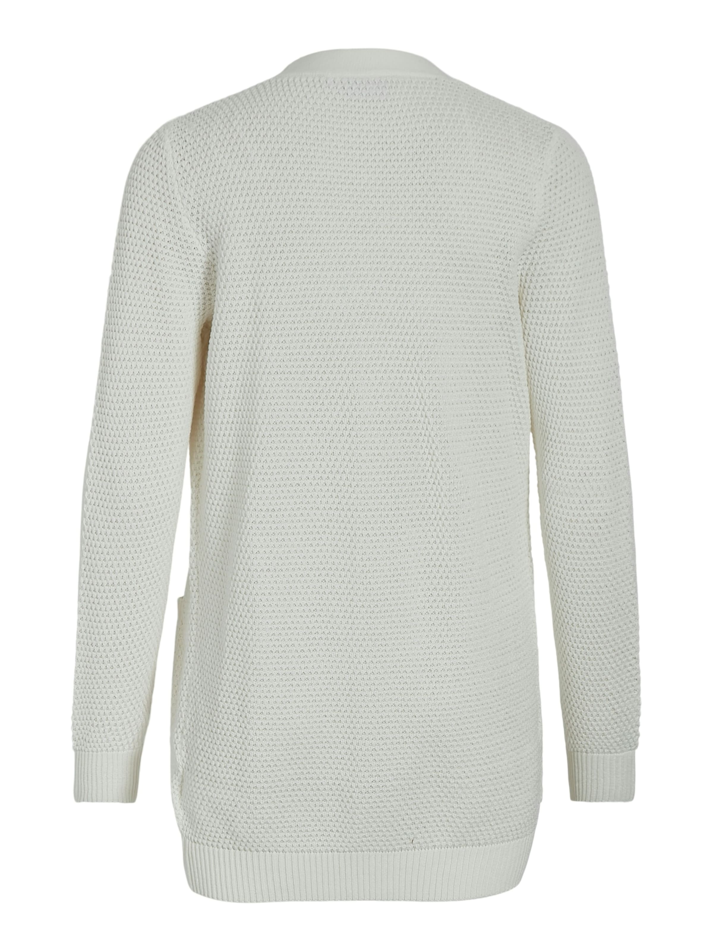 VILA Knit cardigan 'VIDalo' in White