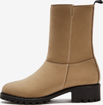 NINE TO FIVE Snow Boots 'Mala' in Beige: front