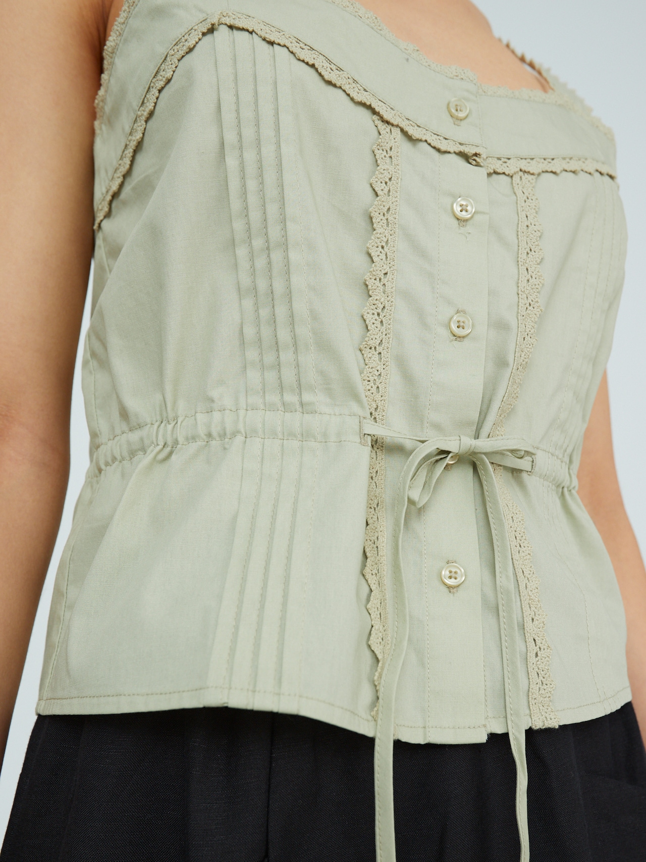 EDITED Top 'Taren' verde chiaro