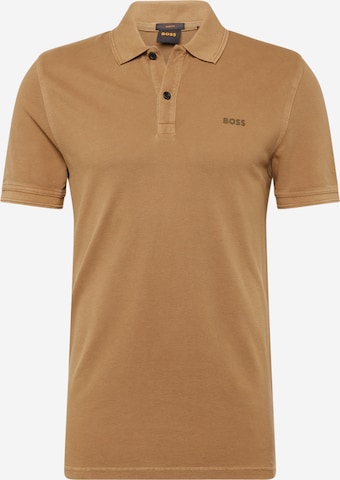 BOSS Orange - Regular Fit Camisa 'Prime' em bege: frente