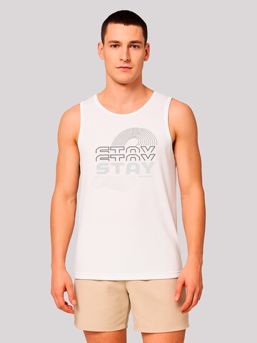 F4NT4STIC Shirt in Wit: voorkant