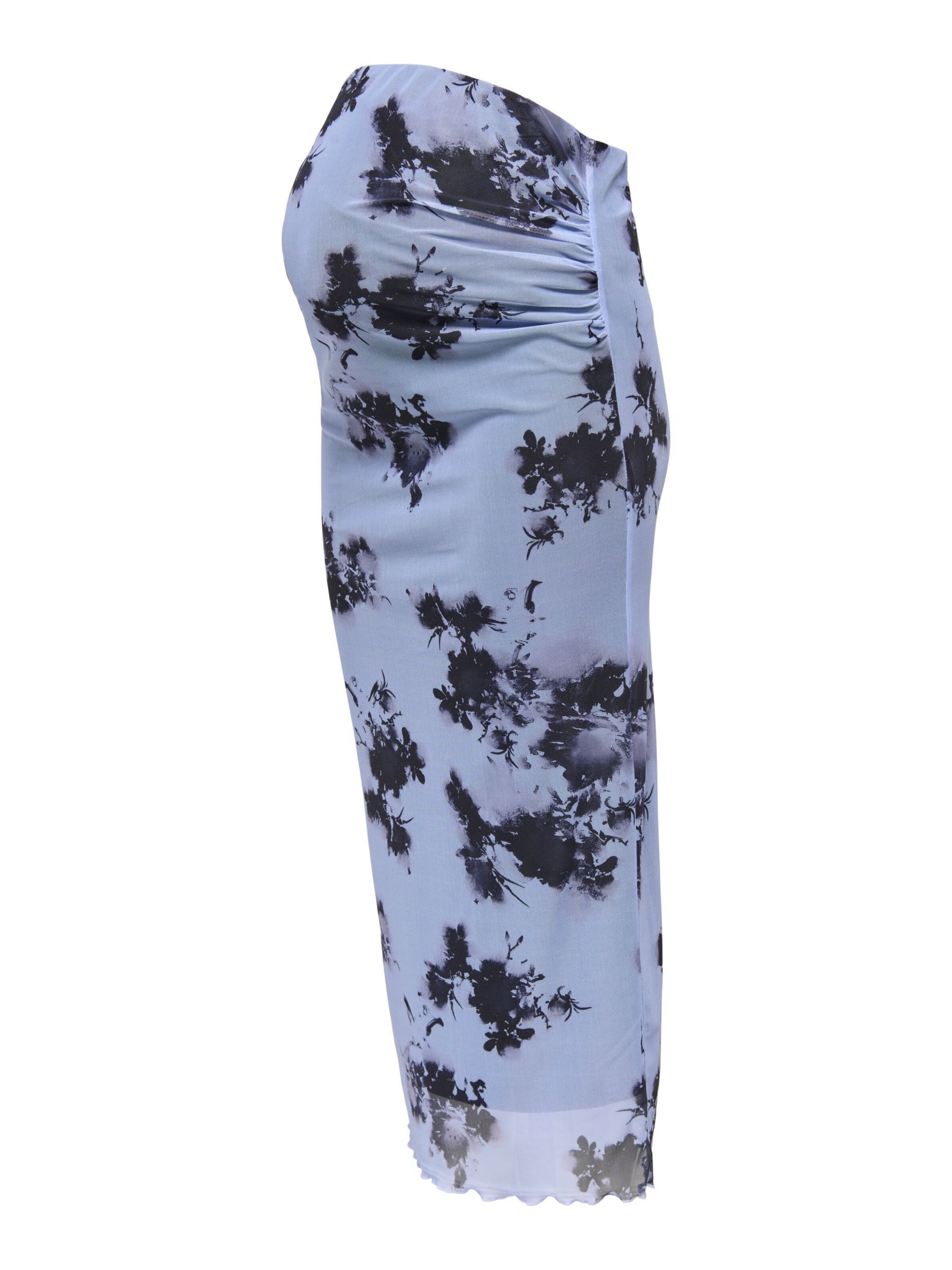 Only Maternity Rok 'OLMLOURA' in Blauw