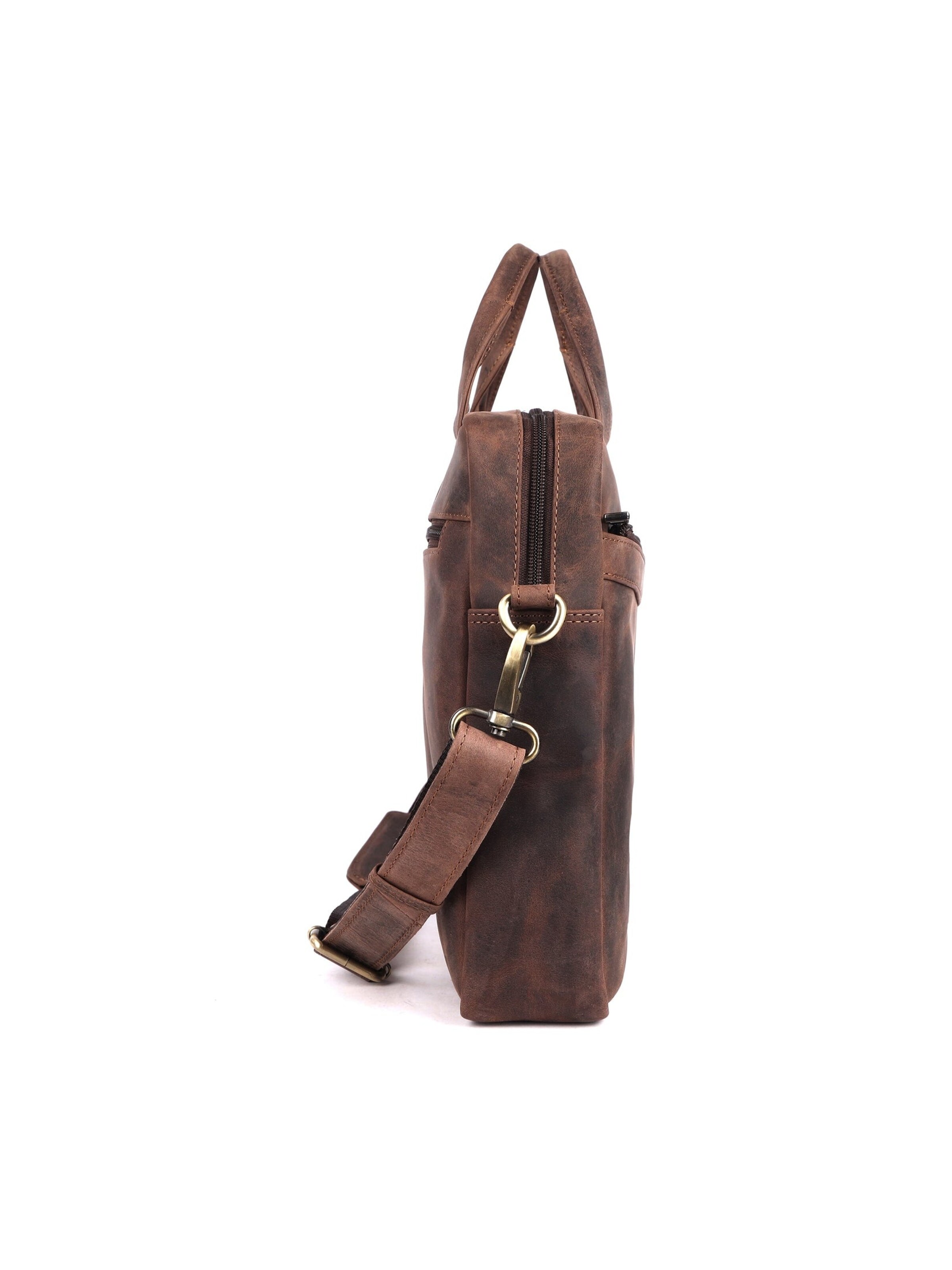 Benthill Laptop Bag in Brown
