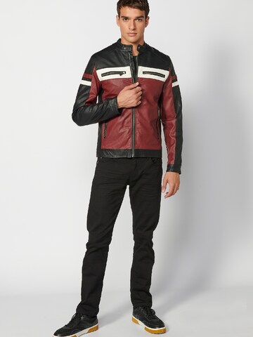 KOROSHI Between-Season Jacket in Red