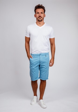 Karl Lagerfeld Slimfit Chinohose in Blau